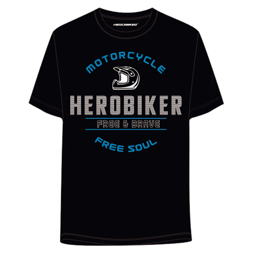 Herobiker летние мотоциклетные футболка Для мужчин мотокросса для верховой езды дышащие горные Байк гоночный мотоцикл футболка