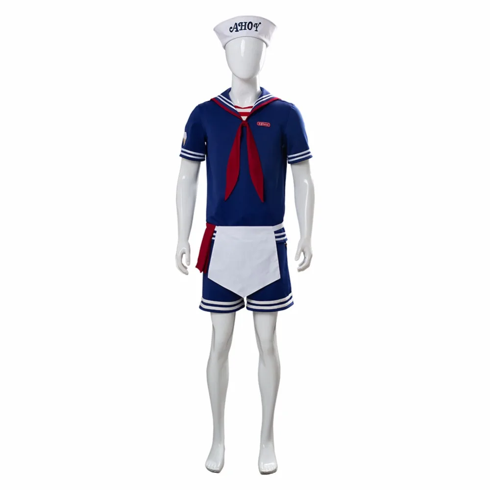 Stranger Things Scoops Ahoy Robin Cosplay Costume Adult Stranger