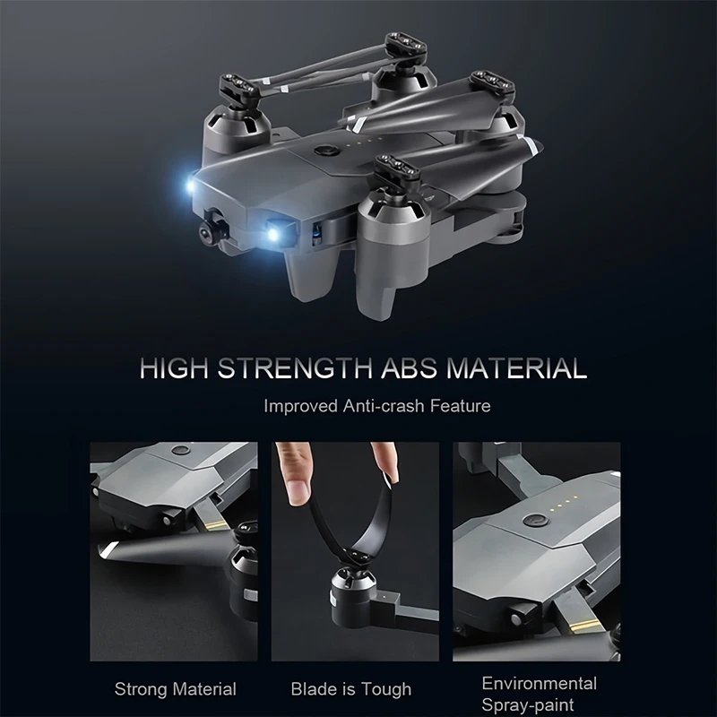 E58 1080P 720P wifi FPV складной Дрон Радиоуправляемый квадрокоптер Дрон с поворотом на 360 ° передача в режиме реального времени складные ручки длительный срок службы батареи