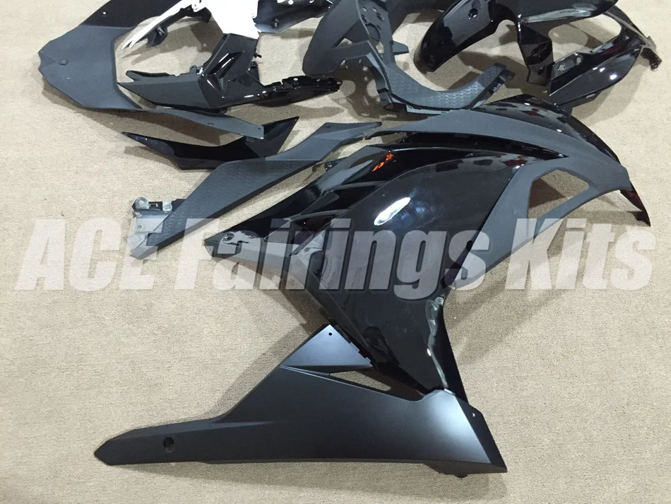 ABS обтекатель комплект для Kawasaki Ninja300 EX300 300R 2013, 13, 14, 15, 16, 17, Обтекатели литья под давлением черного и белого цвета