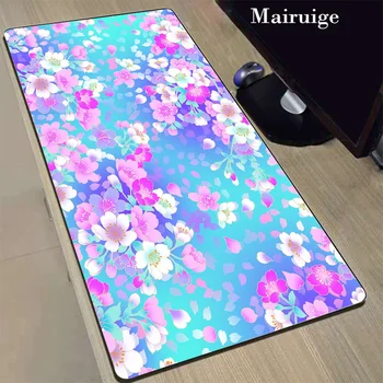 

Mairuige Beautiful Flower Big Game Mouse Pad Locking Edge Mausepad Notebook Computer Keyboard Desk Mat for LOL Dota 2 Padmouse
