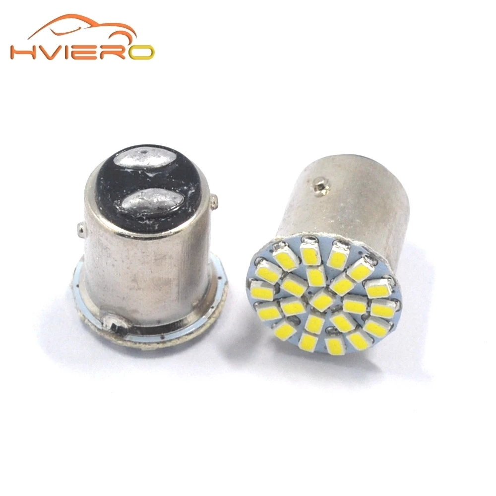 Hviero 1156 BA15S 1157 BA15D P21W 22 SMD Car Led Turn Signal Lights
