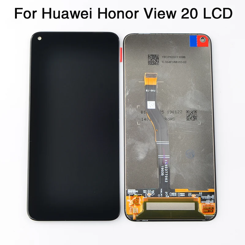 ЖК дисплей с сенсорным дигитайзером в сборе экран для Huawei Honor View 20/ V20 10 точек