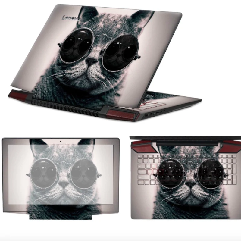 Милая трехсторонняя наклейка для ноутбука Dell / Lenovo MacBook