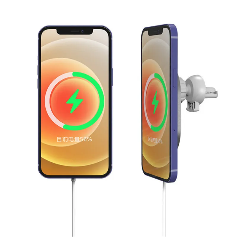 For-iphone-12-12-Pro-12Pro-Max-12mini-15W-Magsafe-Wireless-Charger-Magnetic-Phone-Car-Holder(2)