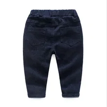 Детские осенние брюки для больших мальчиков; детская одежда в Корейском стиле; универсальные узкие брюки с начесом; специальное предложение