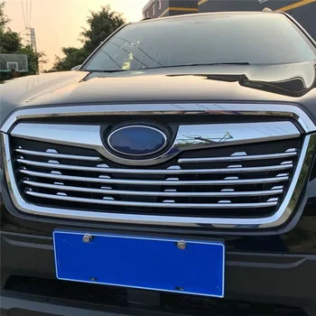 

WELKINRY car auto cover for Subaru Forester SK 2019 2020 ABS chrome front head air intake vent grille assembly trim