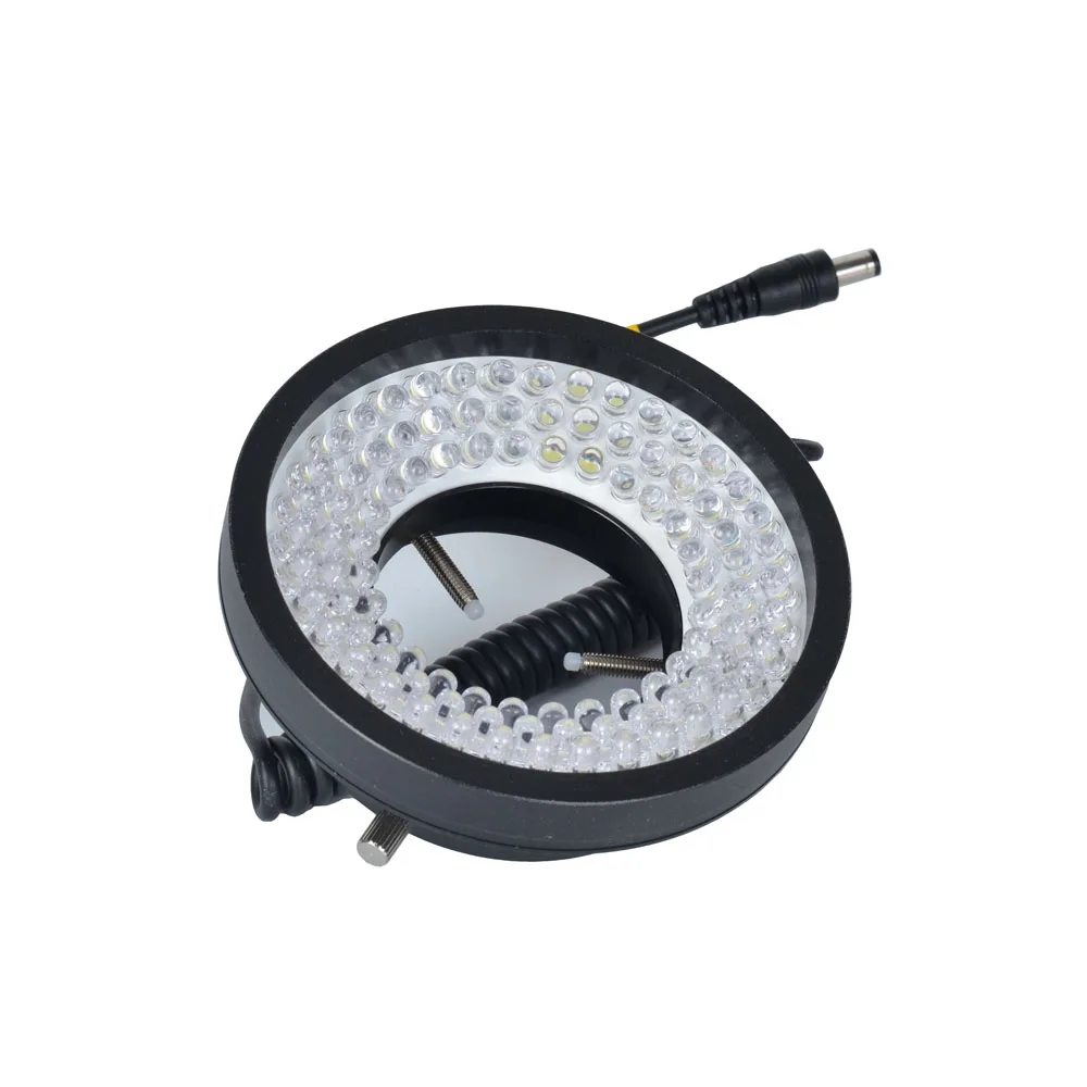  DANIU Adjustable Microscope 96 LED Ring Light Lamp For Industry Stereo Microscope Camera Magnifier 