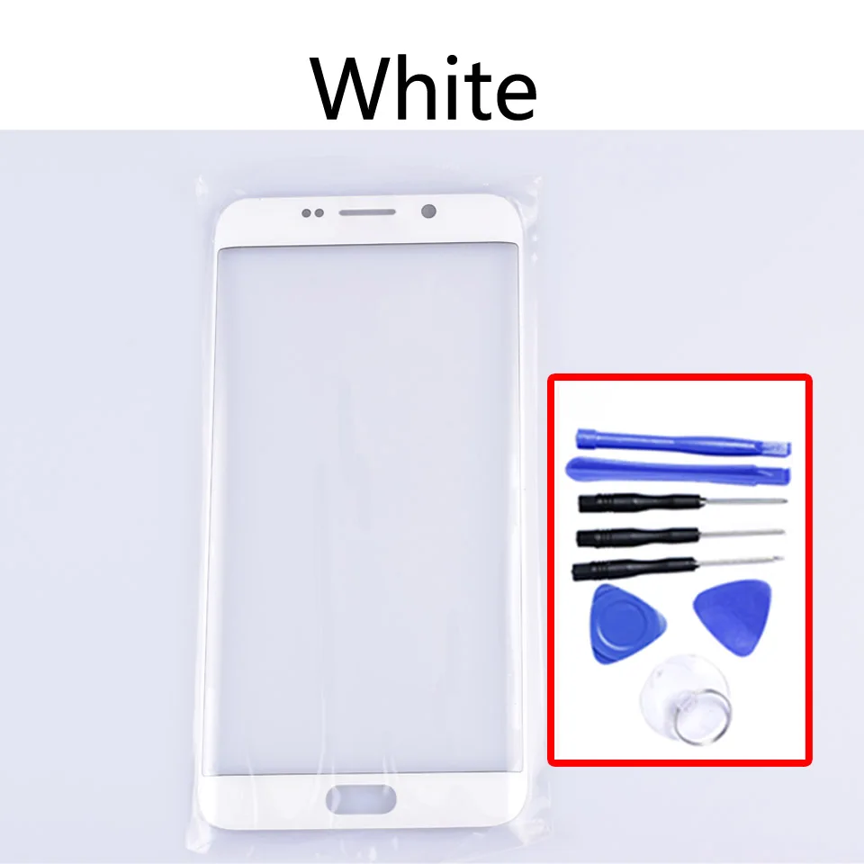 White-With tool S6Edge+ сенсорный экран для Samsung Galaxy S6 Edge+ Edge Plus G928 G928F сенсорный экран стекло передней панели объектив внешнее стекло ЖК-дисплея 5,7" - Цвет: White-With tool