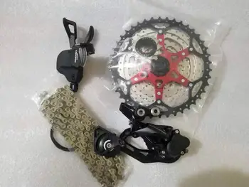 

DEORE M6000 groupset 10S right shifter + rear derailleur + YBN chain + skilful cassette MTB bike groupsets