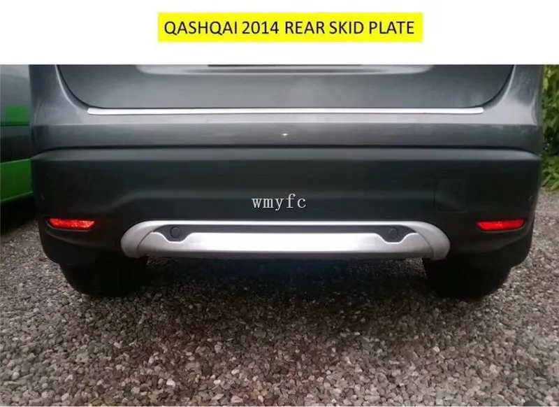 Для Nissan Qashqai Dualis J11- передний и задний бампер противоскользящая защитная пластина высокое качество хорошее АБС аксессуары 2 шт