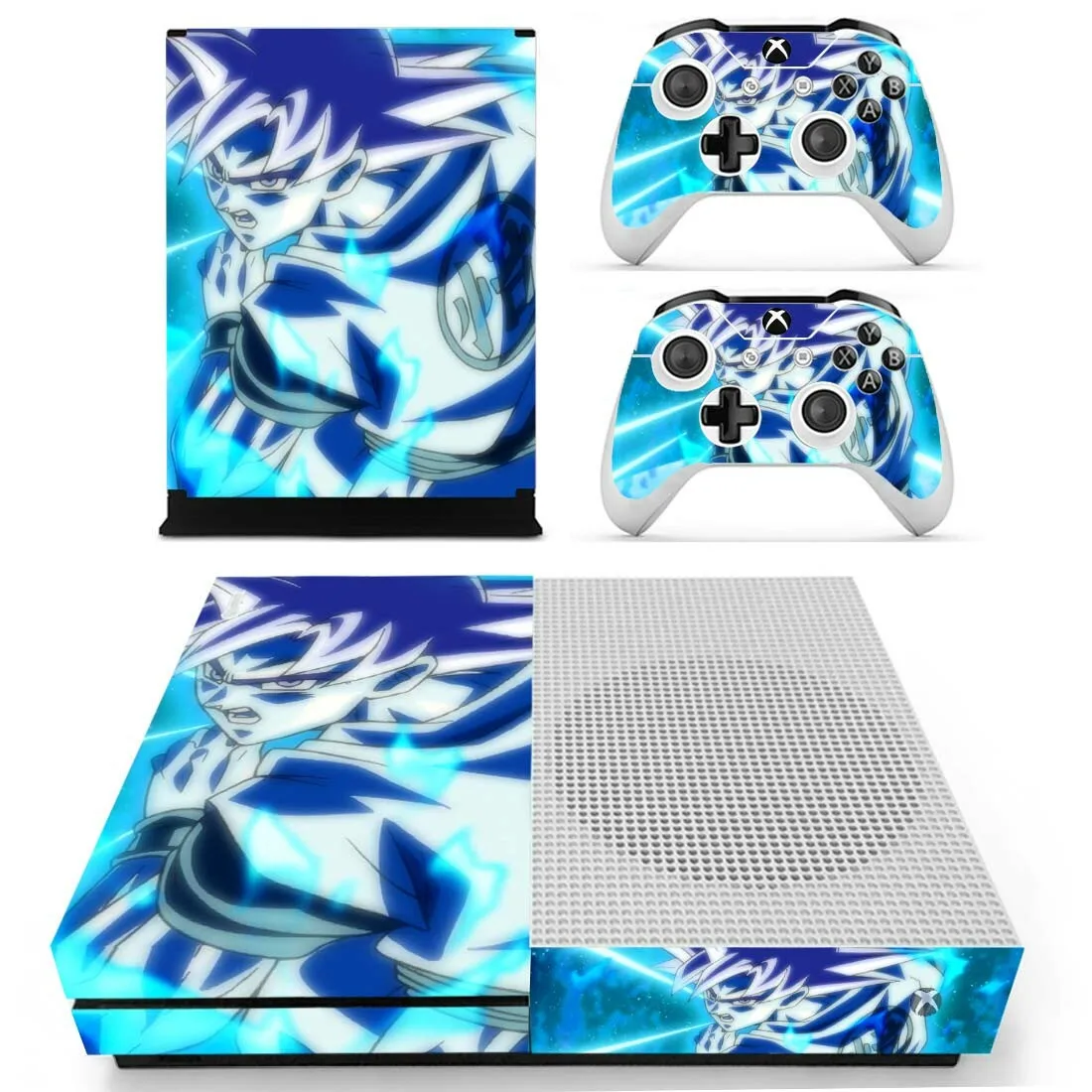 Для Xbox One S Наклейка s Жемчуг дракона виниловый наклейки для кожи Pegatina для Xbox one тонкая консоль и два контроллера шкуры