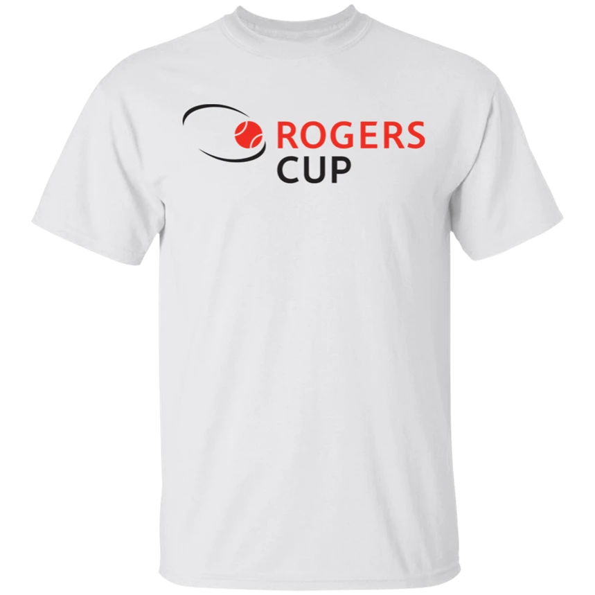 2019 Rogers логотип чемпионата мира по футболу Теннисный турна Мужская футболка