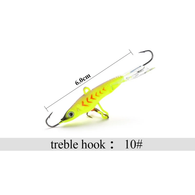 15G Balancer Winter Ice Fishing Lure Jig Bait Fishing Hooks 3D Eyes Lead Hard Lure Jigging Lure Fishing Tackle Lure