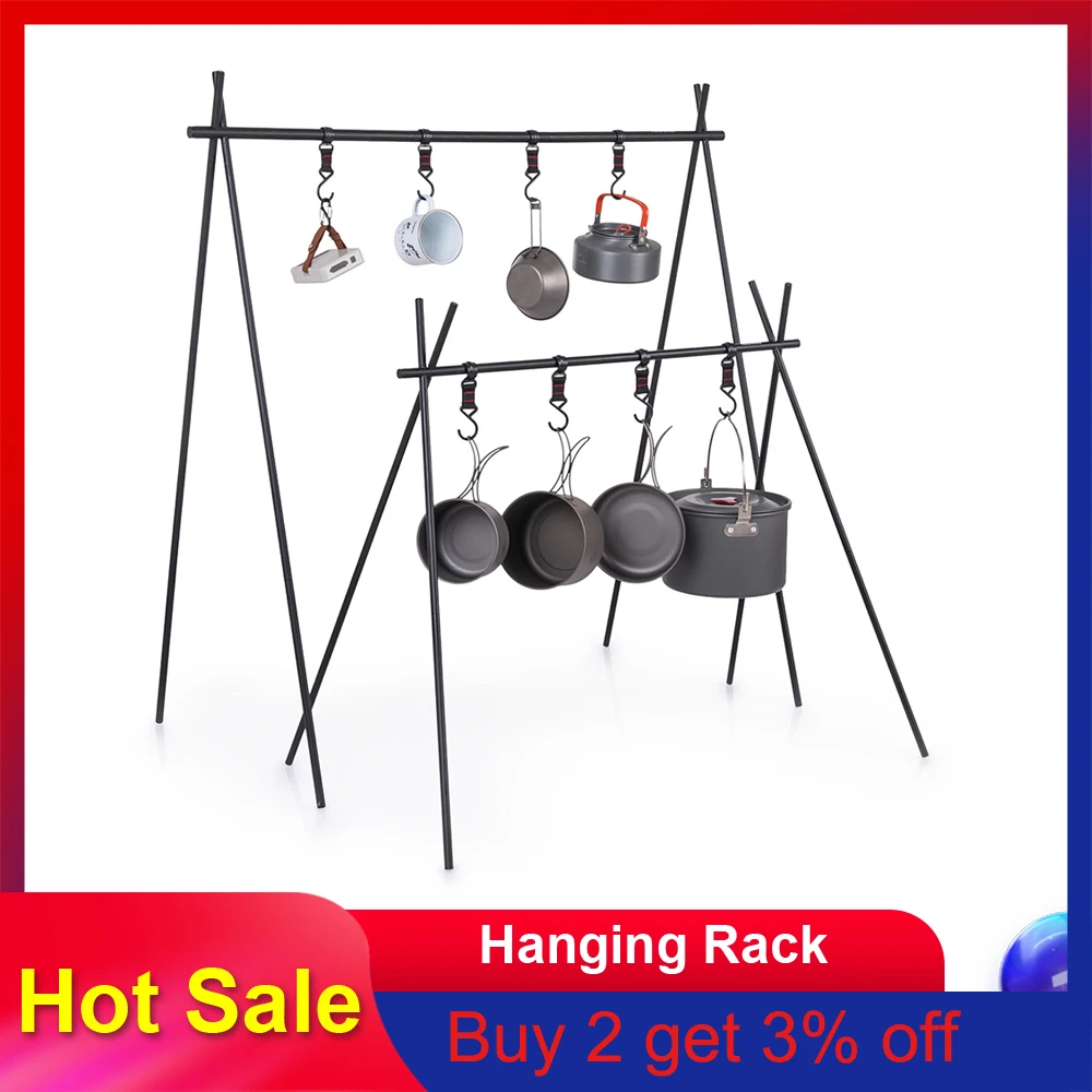 

Naturehike ChenYi Aluminum Alloy Hanging Rack Outdoor Camping 8kg Bearing Weight Triangular Rack Clothes Storage Rack