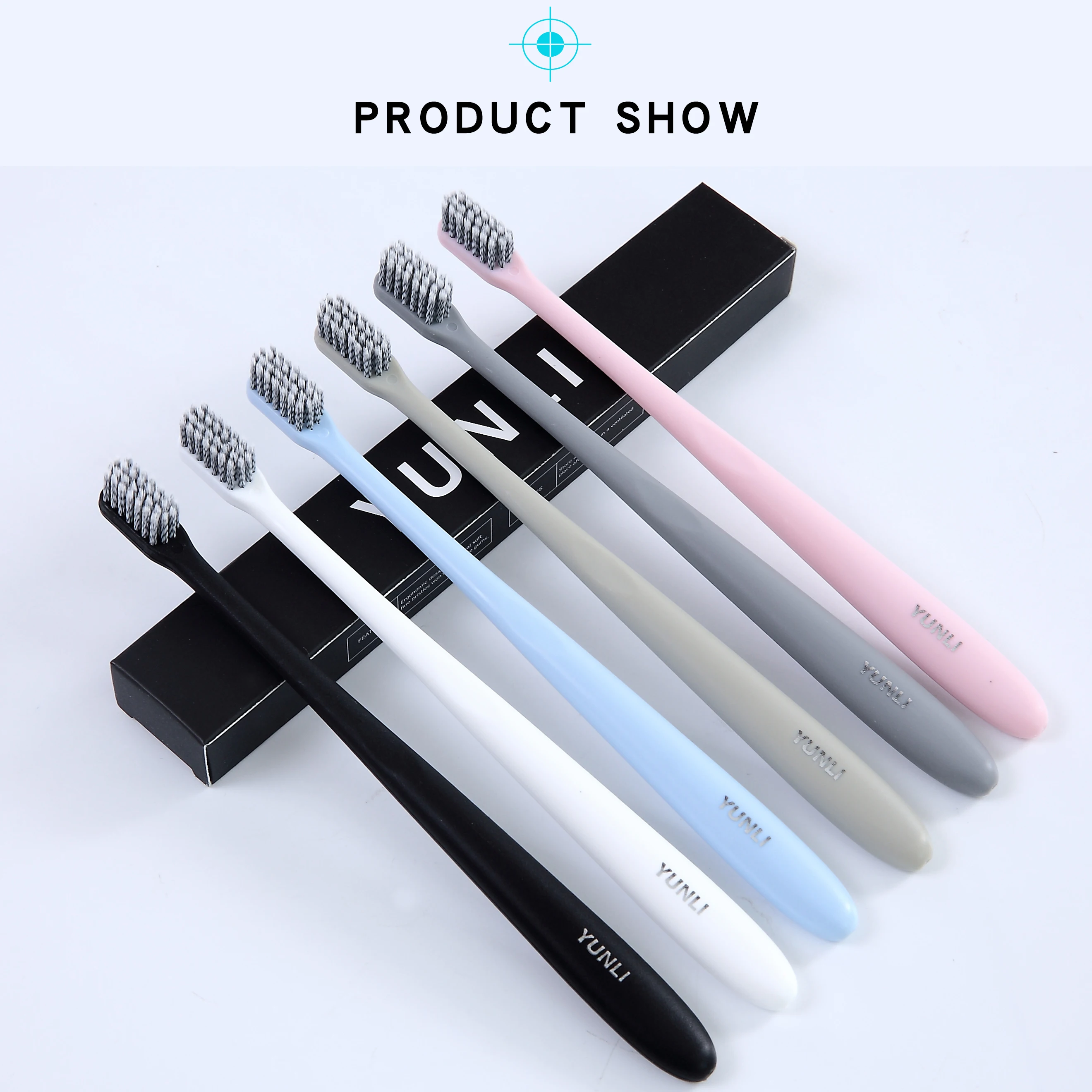 

YUNLI 6 with multi-color super-soft toothbrush with independent packaging, suitable for sensitive gingiva of adults and children