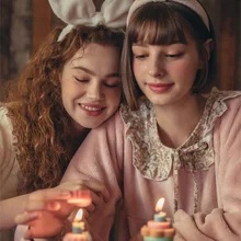 2021 Korean Pajamas Coral Velvet Women's Autumn And Winter New Thickened Double-sided Princess Lovely Home Clothes Sweet Vintage