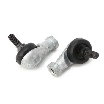 

4Pcs 6mm M6 SQ6-RS Connector Shape Ball Head Pole End Joint Bearing Rod Right Hand Bore 90 Degrees Male Steel