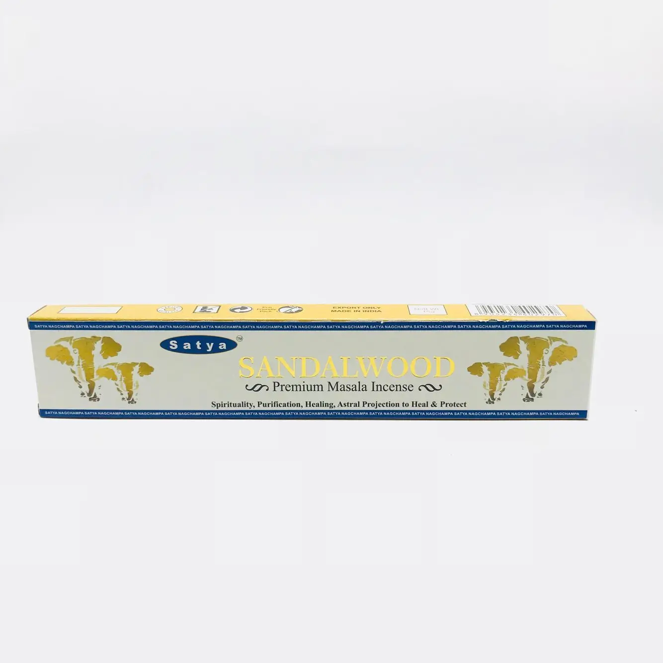 Сандаловое дерево Индийский Satya Nag Champa сандаловое дерево линия аромат очищающий воздух медитация спальня Anshen 12g E - Аромат: Сандаловое дерево