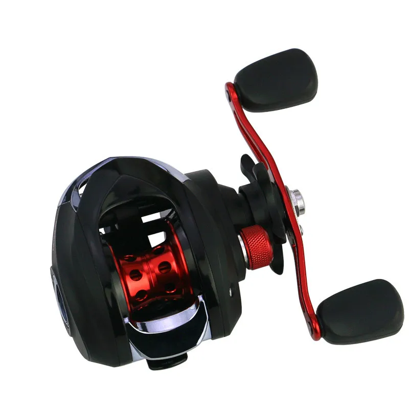 

High Speed Baitcasting Reel 6.3:1 Long Casting Fishing Reel Freshwater Carp Fishing Tackle Black Fish Hand Wheel De Pesca