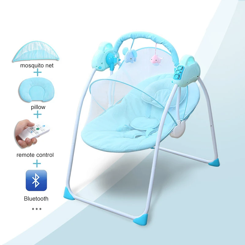 BabyRockingChairsSmartSwingChairsBluetoothElectricCradleBed