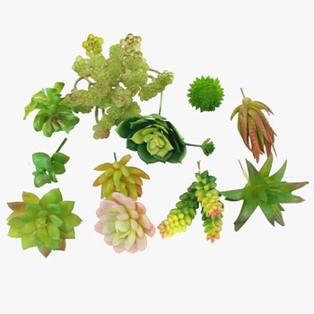 

Succulents Artificial Unpotted Decor Set 12Pcs Faux Succulent Plants for Garden Arrangement Decor
