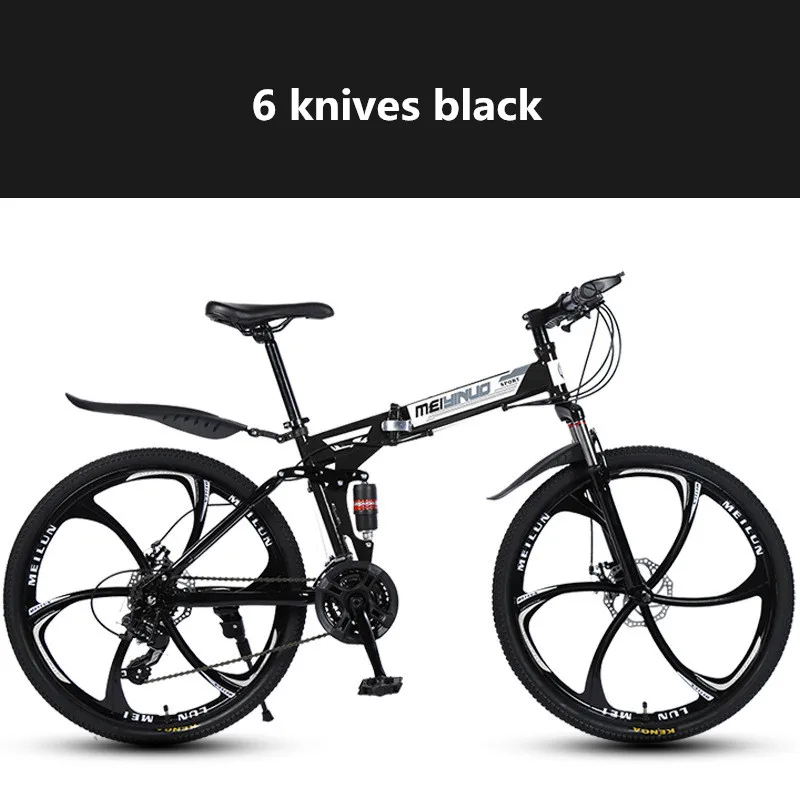 Mountain Bike Folding Foldable Mountain Bicycle 26 inch adult bike 21 24 27 Speed Student bike Bicycle