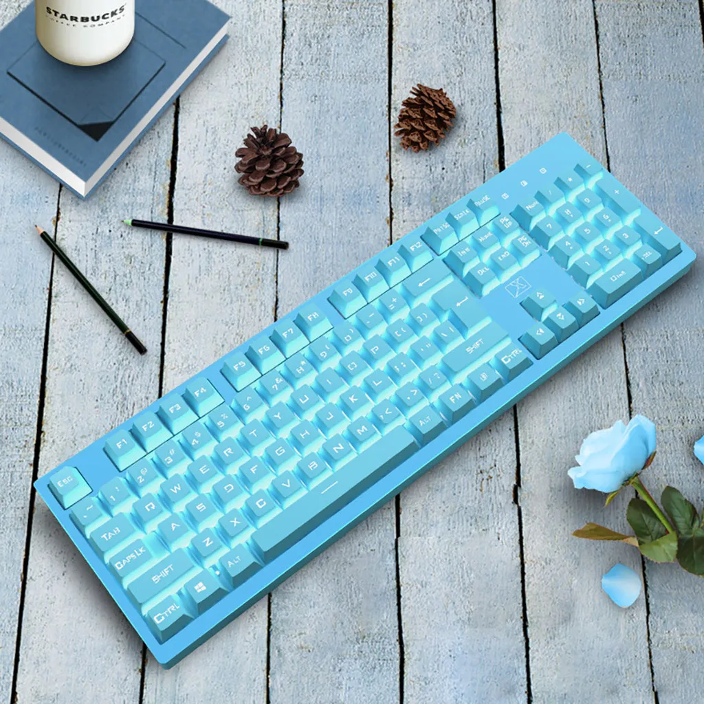 

K616 P-BT Keycaps 104 Keys Wird Keyboard For Gaming Keyboad PC Laptop Professional Wired Gaming keyboard for PC Gaming Laptops