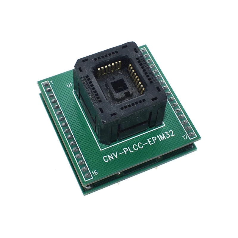 Высокое качество Чип программист PLCC32 адаптер гнездо CNV-PLCC-EP1M32 0324-309 с платой для биоса PLCC32