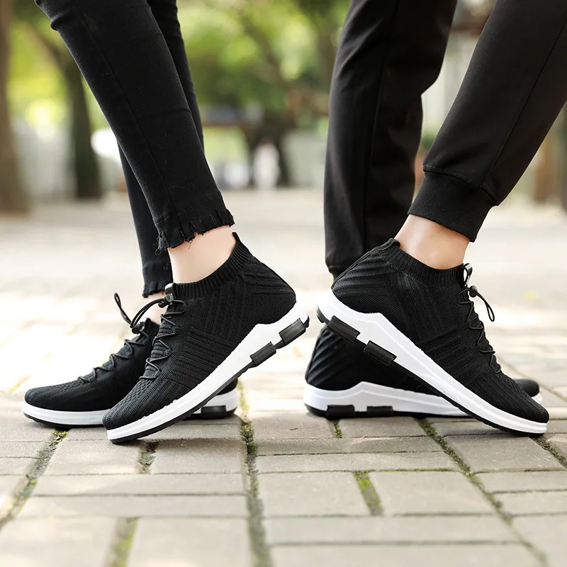 

2019 New Style Breathable Casual Old Beijing Cloth Shoes Fly Weaving Surface COUPLE'S wa zi xie Support