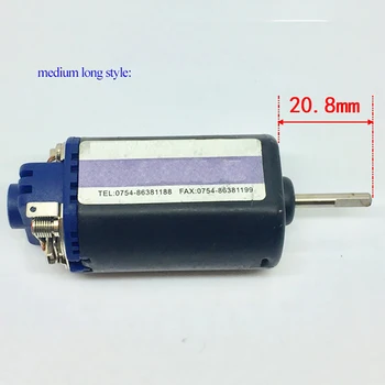 

7.2-11.1V white NdFeB magnet medium long axis /short axis available D axis 480 high speed motor