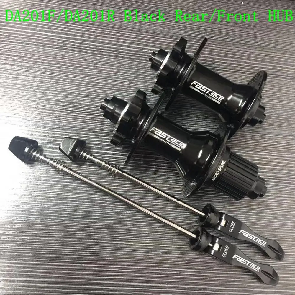 FASTACE DA201 F/R DEORE XT M8100 M7100 FH BH концентратор 12 s 32H 135x10 мм 100x9 мм E-THRU ось велосипеда 12 Скоростей микро сплайн - Цвет: DA201 Black A pair