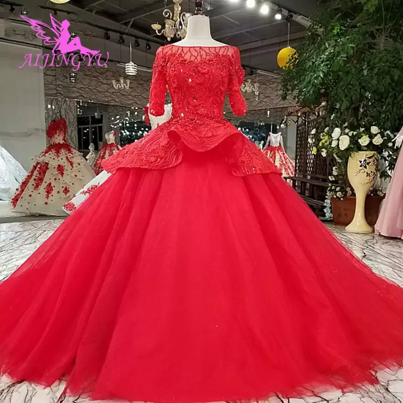 Red Corset Gown Evening Dress 3D 