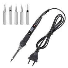 

JCD 80W Soldering Iron With Tips Kit Digital Display Adjustable Temperature 220V/110V Solder Station Welding Repair Tool 908S