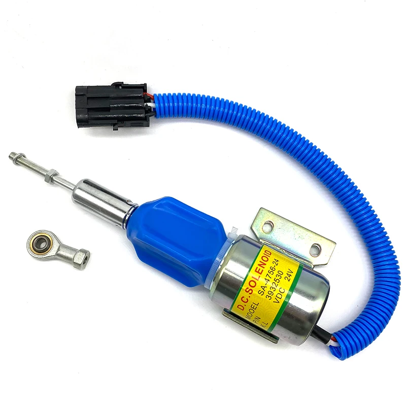 K.L DC 24V Электромагнит отключения топлива 3932530 SA-4756-24 для двигателя Cummins C4BT/6BT5.9(5.9B-C) |