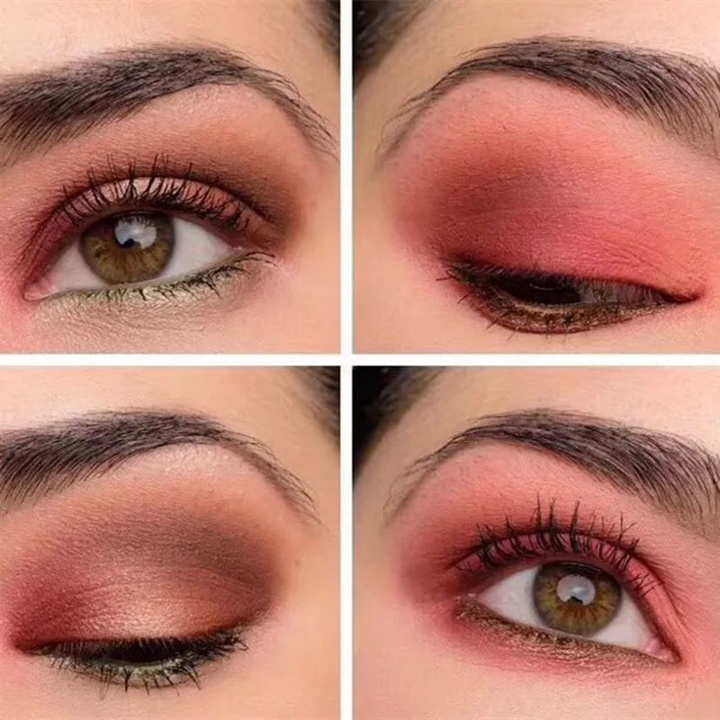Палитра для макияжа глаз Just Peachy Eyeshadow Pallete VELVET MATTE Eye SHADOW PALETTE с персиковым/сладким инжировочным кремом
