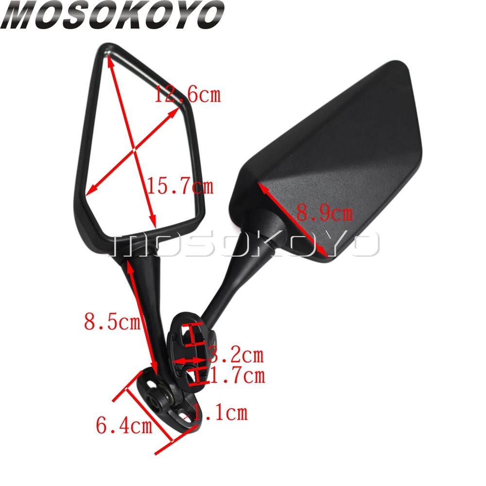 Боковые зеркала заднего вида для Honda CBR600F4 CBR600F4i CBR900 CBR919 CBR929 CBR954 1998-2006 Hyosung GT125R GT250R GT650R GT650S