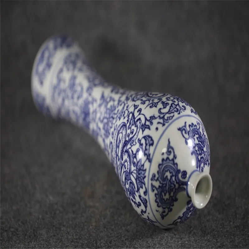 Blue and White Porcelain Vase, Unique Old Chinese Style, Dragonic 4
