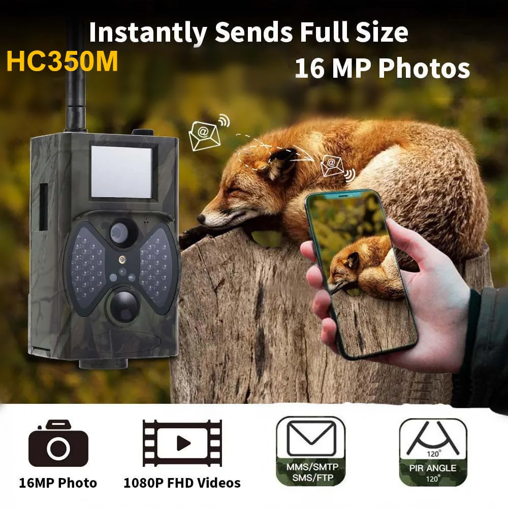 Охотничья фотоловушка MMS GPRS электронная почта инфракрасная камера для природы GSM