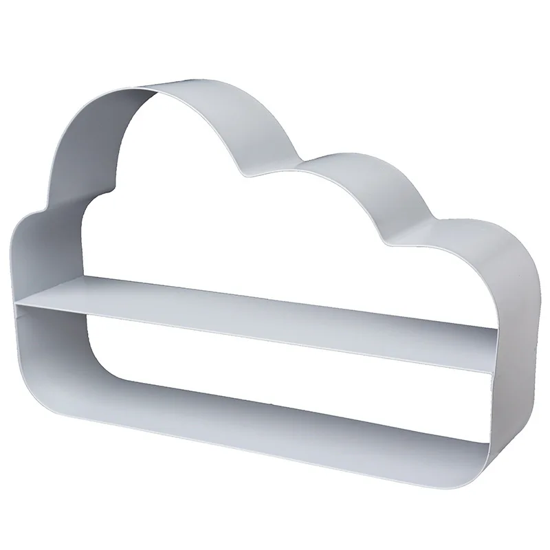 Gray Ins Cloud shape настенные полки Держатели для хранения для детей спальня милый Многофункциональный Домашний Настольный Декор настенный подвесной стеллаж - Цвет: Gray
