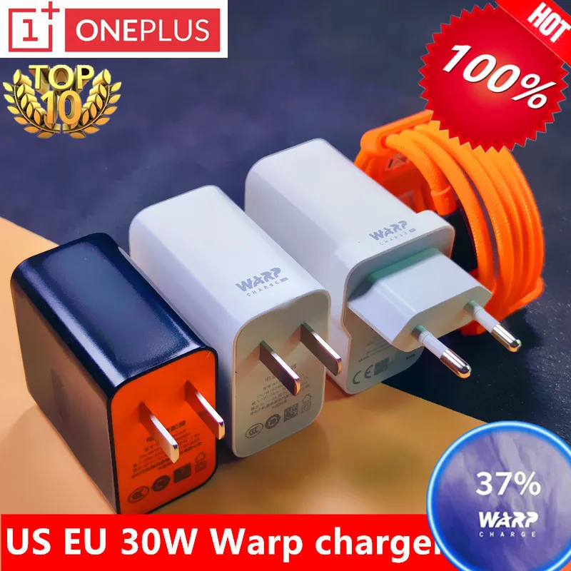 Оригинальное зарядное устройство Oneplus 30 Вт 7 Т pro Mclaren Warp Зарядное USB Dash адаптер
