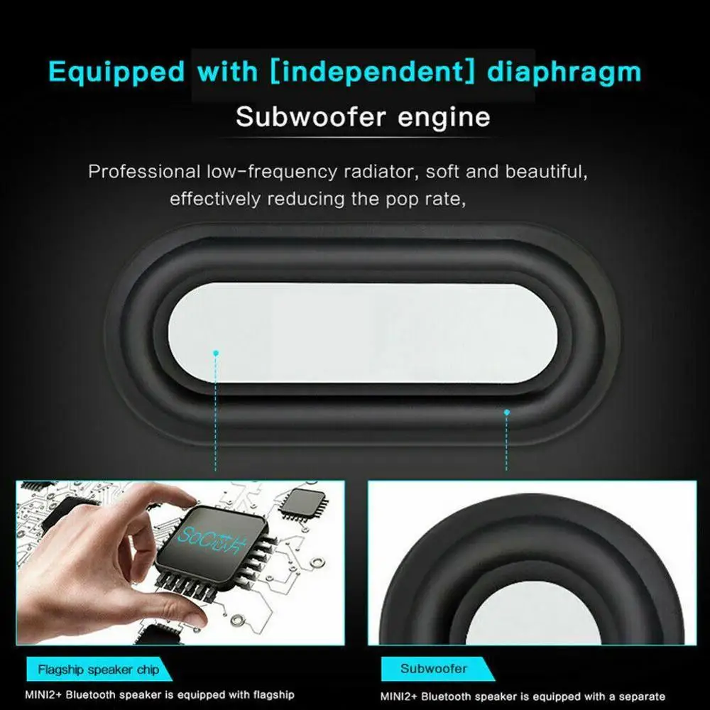 Waterproof Portable Speaker Mini Bluetooth Music Bass Outdoor Support SpeakerSubwoofer TF FM Wireless Aux Radio Loudspeaker T6S6 Waterproof Portable Speaker Mini Bluetooth Music Bass Outdoor Support SpeakerSubwoofer TF FM Wireless Aux Radio Loudspeaker T6S6