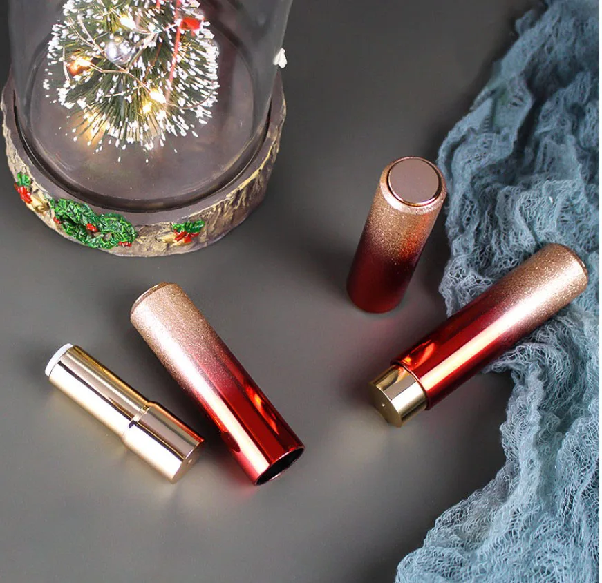 Новое поступление 4 г бальзам для губ трубы с зеркалом пустой черный Lip stick Трубки DIY Блеск для губ упаковки