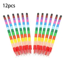 12 шт. карандаши для рисования масляными Пастельными цветами карандаши для студентов цветные канцелярские принадлежности, художественный набор ручек для рисования, студенческие художники