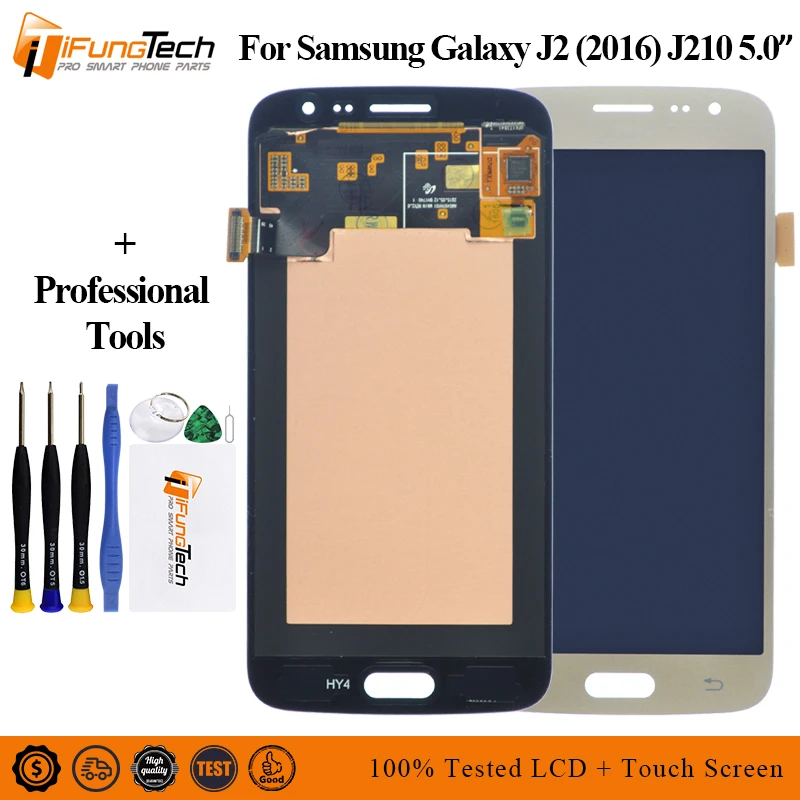 Original Amoled For Samsung Galaxy J2 16 J210 J210f Lcd Display With Touch Screen Digitizer Assembly For Samsung J210 Lcd Mobile Phone Lcd Screens Aliexpress