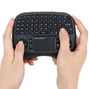 

2.4GHz Mini Wireless QWERTY Keyboard with Backlight For Desktop / Laptop Dual Mouse USB Receiver Plug and Play 4 Languages