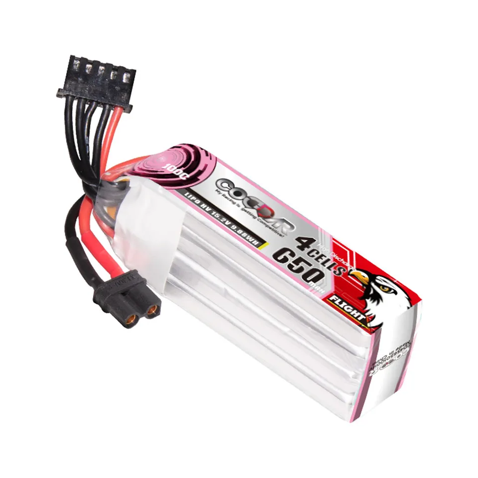 

HV 4S 15.2V 650mAh 100C Lipo Battery XT30 Plug Connector Wire Cable For FPV RC Racing Drone Tinywhoop Frame Kit Quadcopter Parts