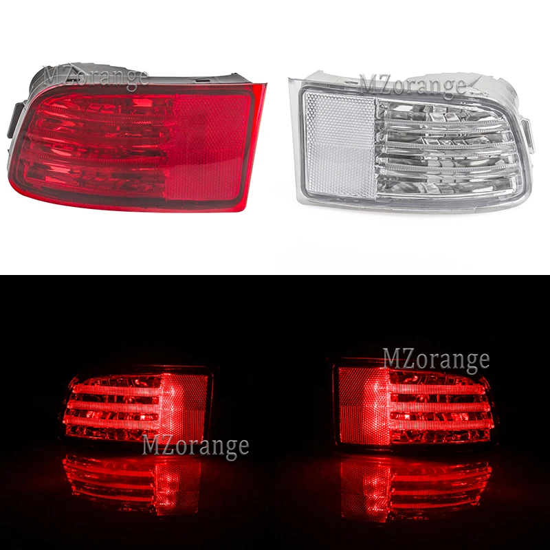 Отражатель заднего бампера для Toyota Land Cruiser Prado(J120) GRJ120 TRJ120 FJ120 2002 2009 стоп сигнал s