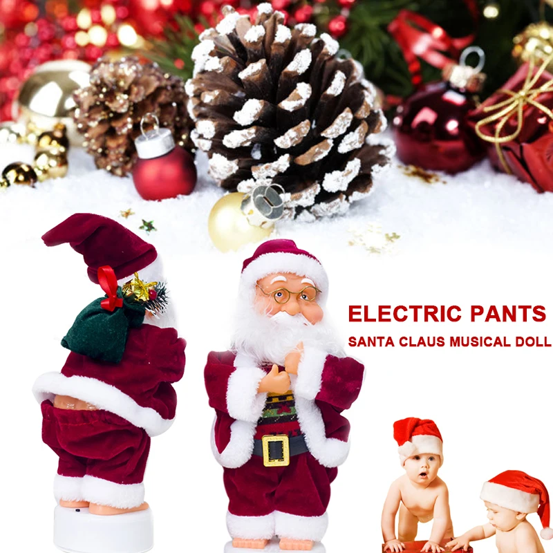 

Christmas Doll Creative Music Santa Claus Home Decor Plastic Dancing Santa Claus Electric Santa Claus