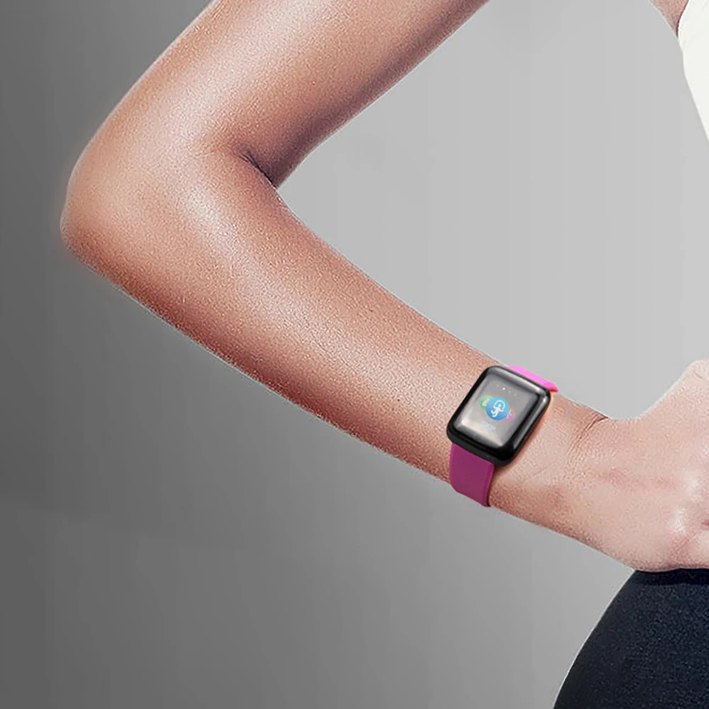 Fashion Sports Smart Bracelet Fitness Tracker Pedometer Bracelet 1.3inch Touch Color Screen Waterproof Bluetooth Smart Band